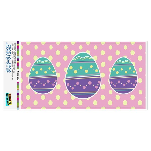 GRAPHICS & MORE Cute Easter Egg Turquoise Purple Polka Dots