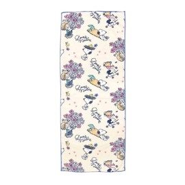 Marimo Craft SPT-517 Quick Dry Towel, Big Face Towel, Loves NATURE SNOOPY W15.7 x H39.4 inches (400 x 1000 mm)