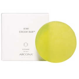 ARCONA Kiwi Cream Bar - Cleanses & Hydrates Skin with Kiwi, Aloe Extracts & Coconut. Soothes, Restores & Replenishes with Vanilla Fruit Oil - Soap Free - Vegan & Cruelty Free. Made in the USA. 4 oz.