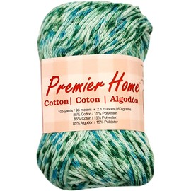 Premier Yarns 44-45 Home Cotton Yarn - Multi-Aquamarine Speckle