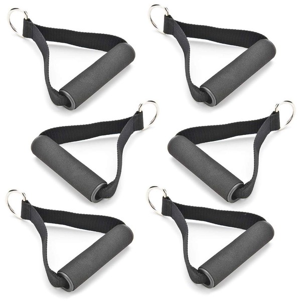 ABINECS Fitness Handle Set of 6 Exercise Training Cable Grips