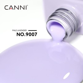 CANNI Lavender Purple Gel Nail Polish, 1Pcs Light Purple Gel Polish Pastel Purple Color Nail Polish Gel High Gloss Soak Off U V Gel Nail French Nail Manicure Salon DIY