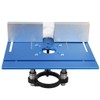 KETIPED Aluminium Router Table Insert Plate,Woodworking Benches 9.4x7.9x0.2 Inch Router