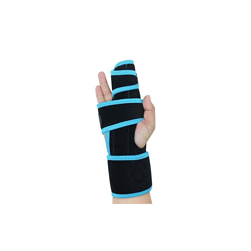 Adjustable 2 Finger Splint with Aluminum Strip, Adults Teens Finger