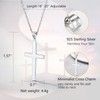 PROSILVER 925 Sterling Silver Cross Necklace Pendant Chain Religious Christian