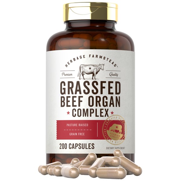 Carlyle Grass Fed Beef Organ Complex | 200 Capsules |