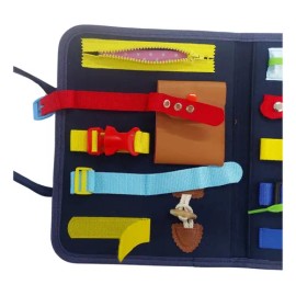 Tablero Montessori Sensorial Maletin Terapia Portafolio                                                                                               