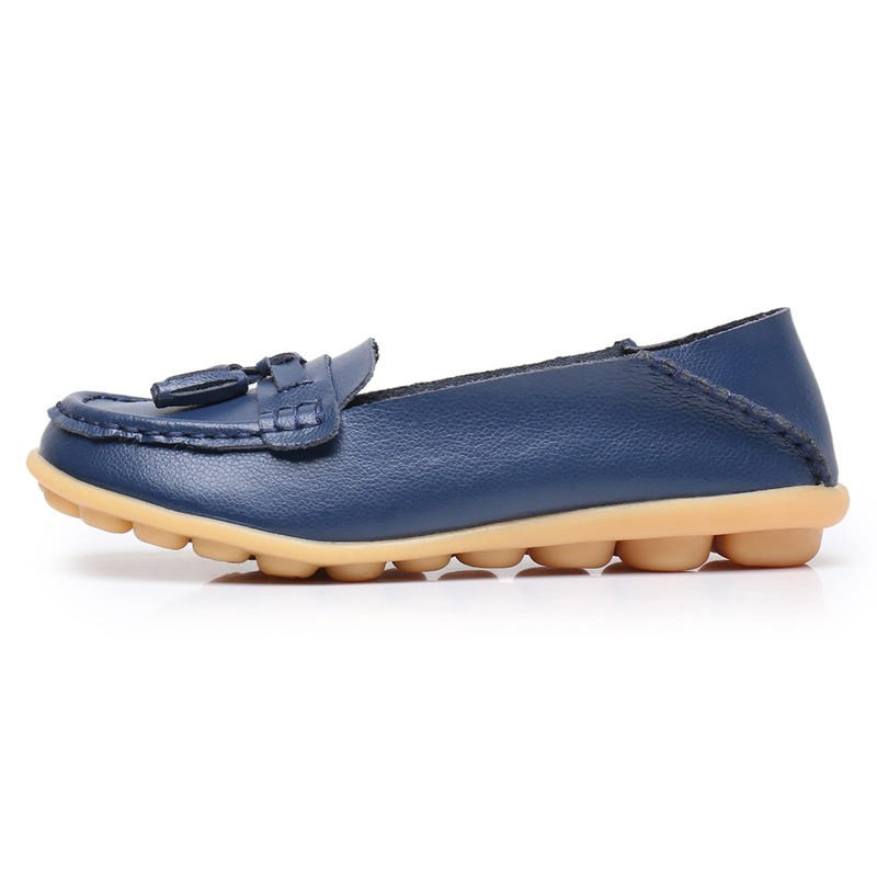 VenusCelia Lantern Comfort - Mocasines planos para caminar para mujer,