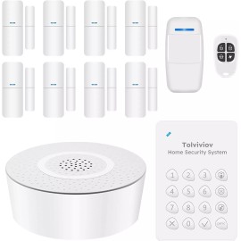 AGSHome 12PC AGSHome Door Alarm System Beta DIY Smart Home Alarm Security System Keypad