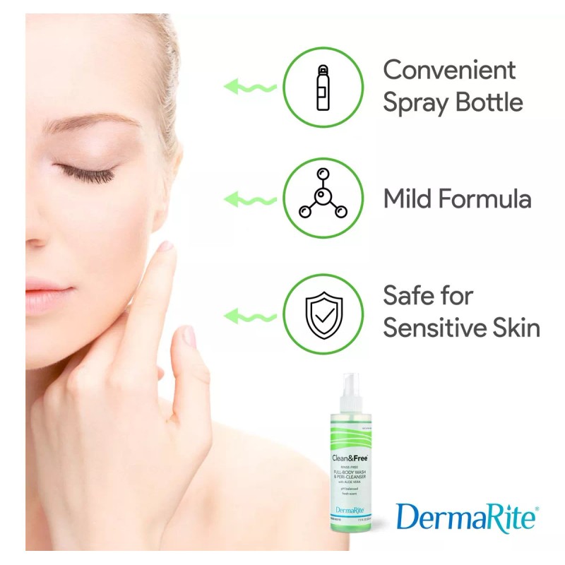 Dermarite Limpiador Perineal Y Baño Completo, 222ml C/u