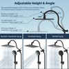 Hibbent All Metal High Pressure Rainfall 10'' Shower Head, CUPC