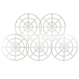 Ypzxola 5pcs Fermenting Jar Mesh Presser Wide Mouth Fermenting Jar Press Weight Pickle Can Press Mesh Plate Fermenting Presser Mesh Practical Weights for Canning, Pickling, and Fermentation