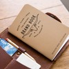 The Logbook Fine Leather Wallet Pocketbook (Brown)