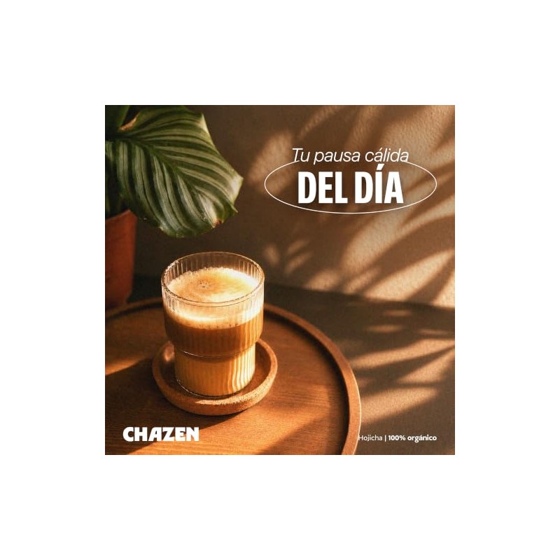 Hojicha Polvo Orgánico Japonés Chazen 50g Verde Tostado