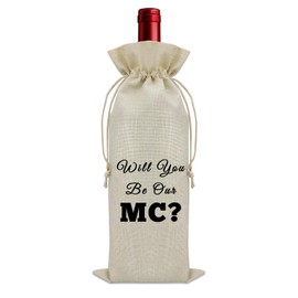 Wedding Officiant Proposal Gift Wine Bag Thank You Gifts for Wedding Officiant Wedding Coordinator Gifts for Wedding Day Wine Accessories Gifts for Wine Lovers Wedding Mc Gift Shower Host Gift