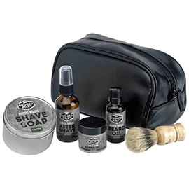 Rugged Riley Men's Dopp Kit - All Natural Shaving and Beard Essentials - Woods