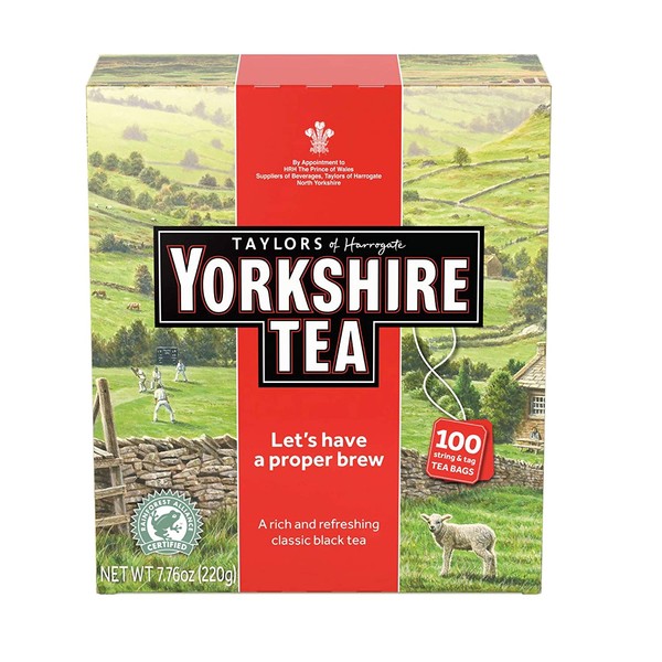 Taylors of Harrogate Yorkshire Red, 100 Teabags (Pack of 4)