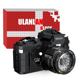 NC Uvini Building Blocks Camera, DIY STEM Toys, Building Construction Brick Set Best Gift for Adult, Teens, Collectible Model Digital Camera to Build 627pcs