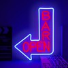 Bar Open Neon Sign Open LED Sign, Dimmable Neon Light