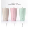 【Trending on SNS】TYESO Tumbler with Straw, 600ml Stainless Steel, with