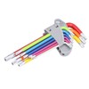 9Pcs Hex Wrench Star Colourful Long Arm Metal Key Tool