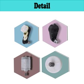 12 V 40,000 rpm Electric Motor Gear Box, Electric Moto Gear Drive Motor, Children's Vehicles Drive Motor, Electric Motor Gear for Children, Driving Car Toy (12 V - 40,000 RPM)