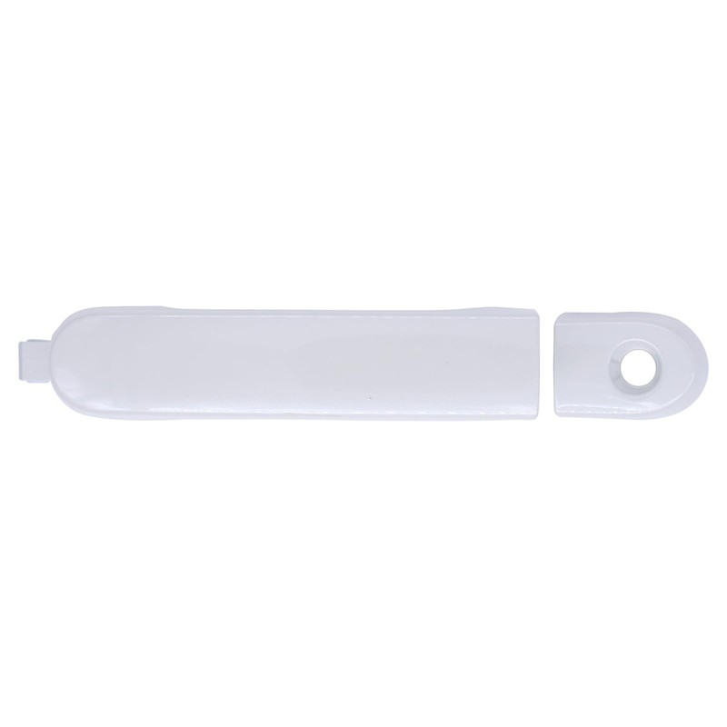 MOTOKU White Exterior Door Handle with Keyhole for Nissan Versa