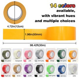 Maartla Heavy Duty Duct Tape 2 Inch X 33 Yards, 8.5 Mil Thickness, Multi Purpose White Duct Tape, No Residue, Waterproof, Tear by Hand - for Indoor Outdoor Repairs, Industrial, Professional Use