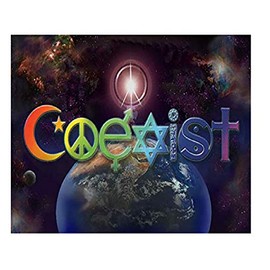 Studio B Coexist World Poster