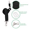 PERCARE 2 Pcs Adjustable Bimini Top Straps Black, Marine Tension