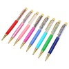 8PCS Crystal Ballpoint Pen Fashionable Colorful Bling Crystal Pens for