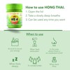 HONG THAI New Herbal Inhaler Cotton Oil Green Pack of