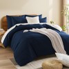 NEXHOME PRO 100% Organic Cotton Duvet Cover Queen Size, Linen