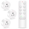 GREENCYCLE Remote Control Outlet, Remote Timer Switch, Plug in Light
