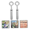 Ciieeo 2pcs Heavy Duty Eye Bolts Stainless Steel Expansion Screws