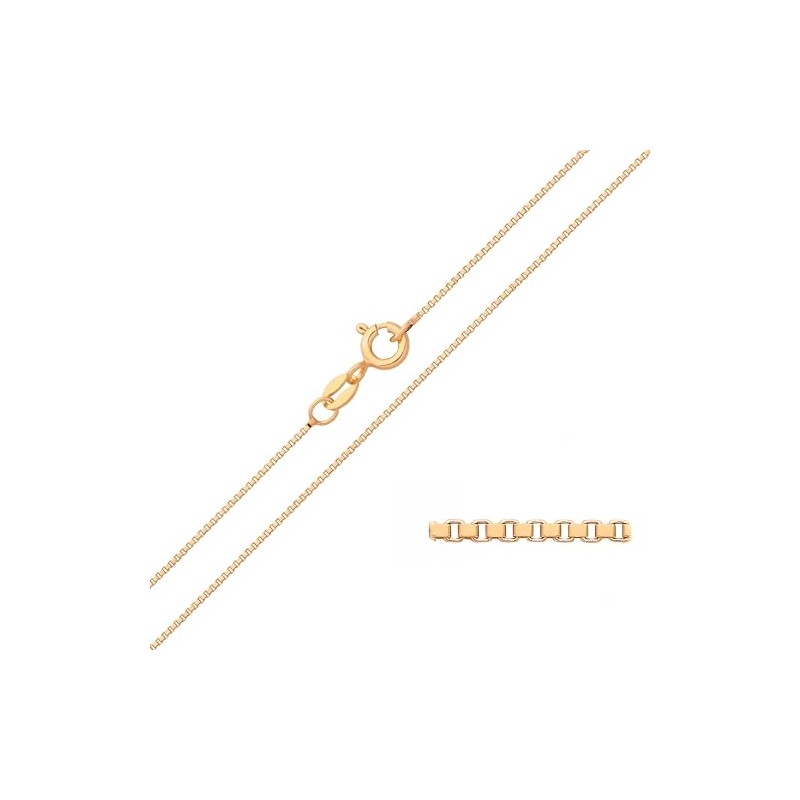 Old English Jewellers Solid 9ct Yellow Gold on Silver 1mm