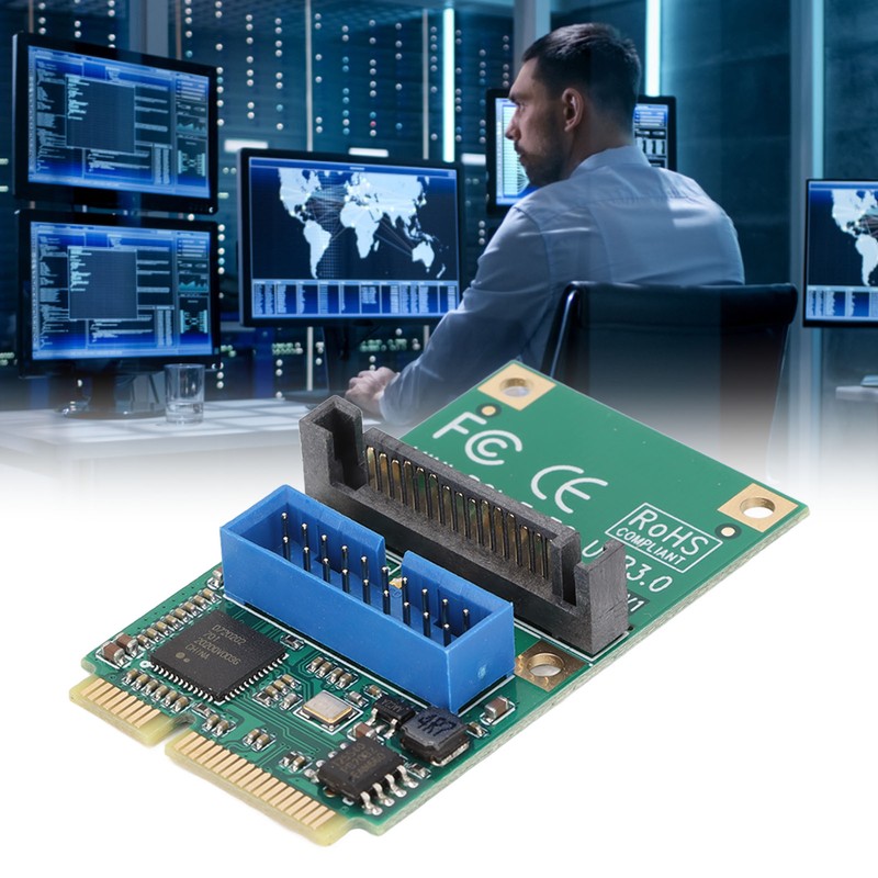 MINI PCIE to USB3.0 Expansion Card 19/20PIN 5Gbps Transmission 15Pin