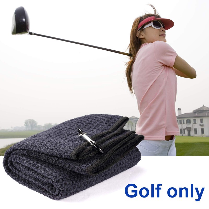 Fpxnb Juego de 2 toallas de golf de tres pliegues,