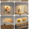 Tassuowell Hardwired Picture Light,24 Inch Dimmable Art Light for Paintings,14W,3000K