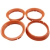 Blood Orange Hub Centric Ring Set 64.0- > 56.6 Opel