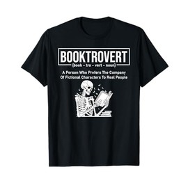 Funny Introvert & Book Lover Gifts Booktrovert Definition Book Lover T-Shirt
