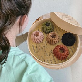 Swan Suede Bird's Nest Hair Band  Updo Holder High Ponytail Artifact Fixed Korean Bun Hair Ornament 5 colors