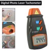 Digital Tachometer, Non-Contact Rotational Photo, 2.5 RPM-99,999 RPM Accuracy