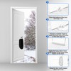 NABOWAN 32" Weighted Under Door Draft Stopper -Triangular Door Draft