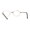 PASTL Clear Lens Glasses Bifocal Reading Lens Small Oval Frame