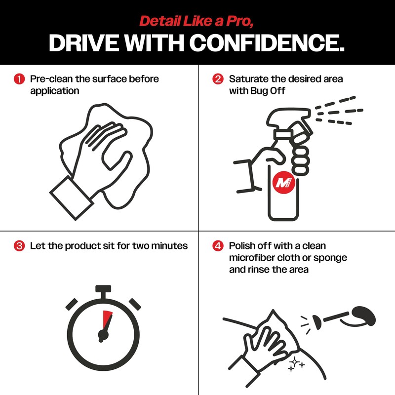 Malco Bug Off - Easy Removal from Auto Paint, Glass,