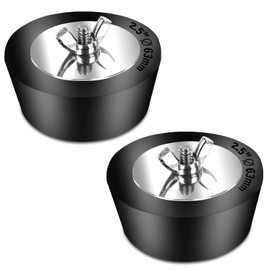 Pool chill Plug Rubber Stopper Plug with Stainless Steel Screws, Stainless Steel Bolts, Heavy Duty Rubber (2.5 in)