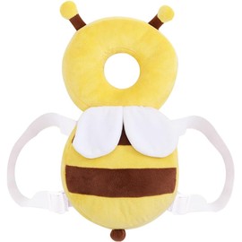 Little Bee Anti Falling Pillow Head Protector Cushion, with Horizontal Band Walking Head Protection Safety Pads, Adjustable lint Cushion Backpack for Falling Crawling and Walking Anti Fall Pillow