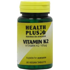 Health Plus Vitamin K2 100µg Joint and Bone Health Supplement - 60 Tablets