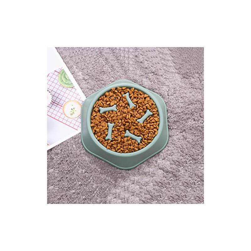 Perro de Comer Lento, Cuenco Antideslizante para Perros de Comida